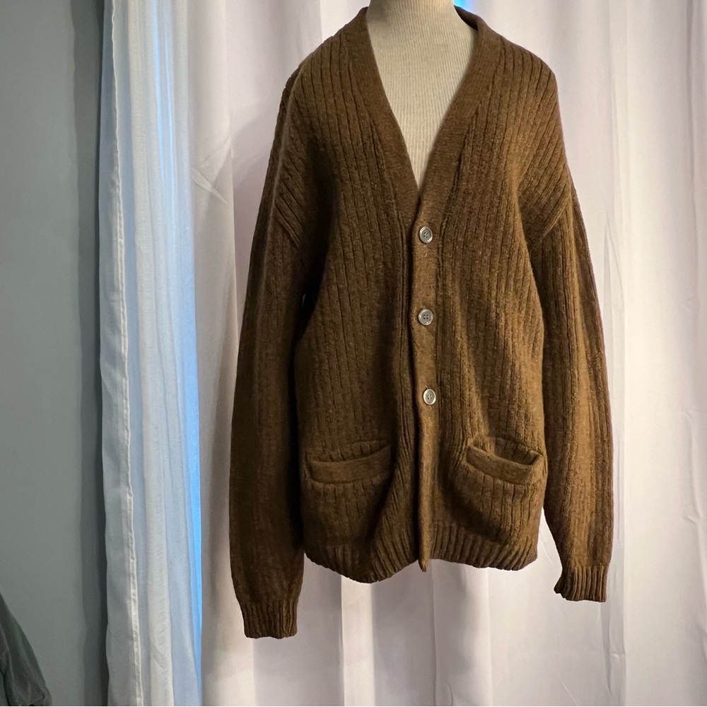 Cozy Brown Cardigan Sweater
